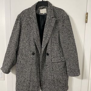 Chevron Oversized Blazer/Jacket